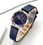 SHENGKE Watches for Women Wrist for Women Quartz Leather Strap Minimalist Formal Casual Women Watch Waterproof Black Ladies Watches with Gift Box - Image 4